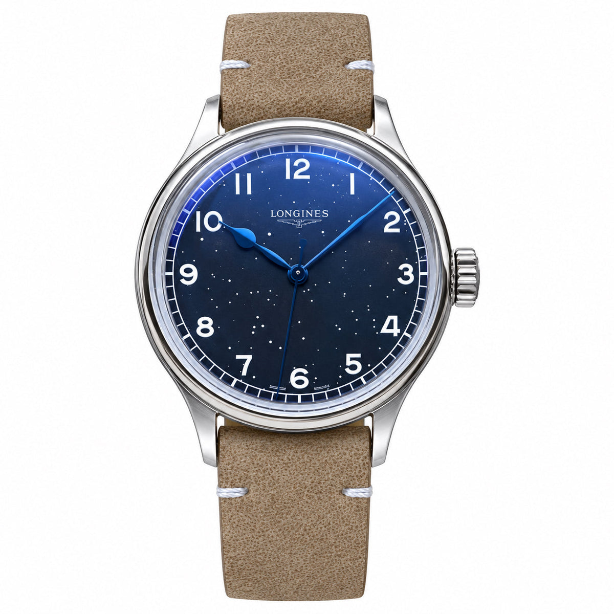 Longines Heritage Military – Blue Starry Dial Leather Strap