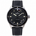 Blancpain Fifty Fathoms Bathyscaphe Black Dial Date Steel Dive Watch