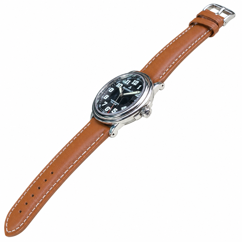 Blancpain Léman Hundred Hours – Black Dial 100-Hour Power Reserve Swiss Automatic Watch