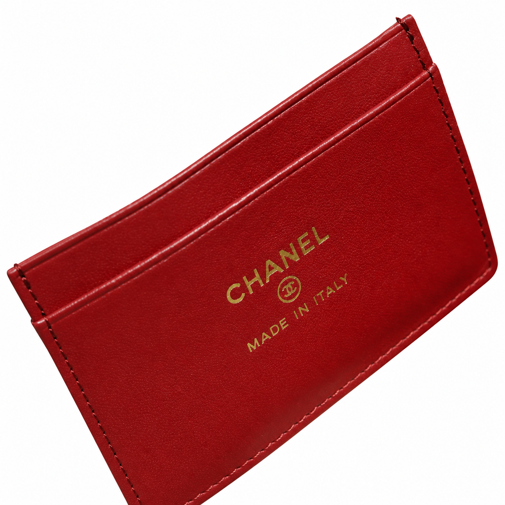 Chanel Burgundy Vanity Bag with Chain Strap
