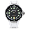 Blancpain Fifty Fathoms Tech Black Dial White Rubber Dive Watch
