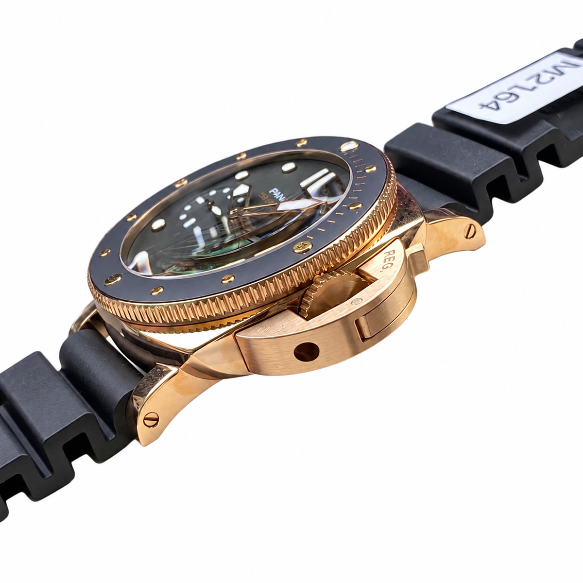 Panerai Luminor Automatic 44mm Men's Steel Watch Navy Blue Dial