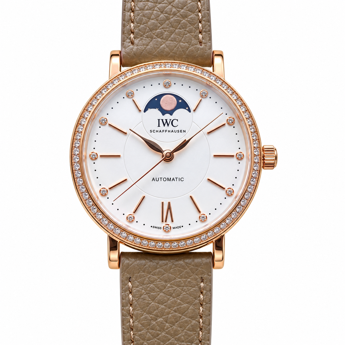 IWC Portofino 37mm Epigrapher Automatic Steel Watch