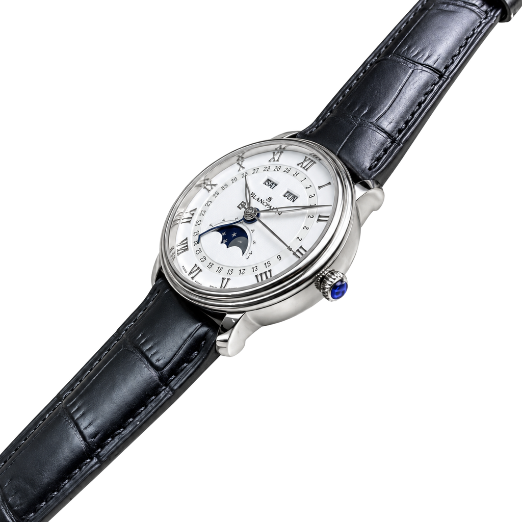 Blancpain Villeret Quantième Complet – Moonphase Complete Calendar Swiss Automatic Dress Watch